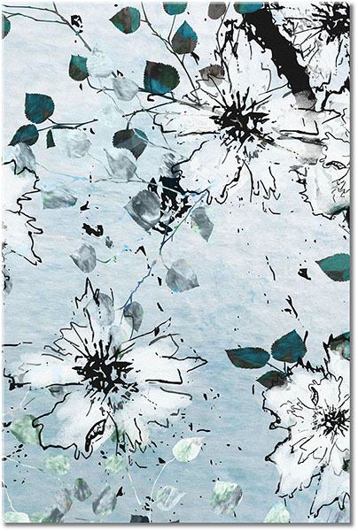 canvas-leinwandbild, beige, blumen, braun, grau, kunst, malereien, orange, pink, schwarz, sepia, stillleben-andere-gemalde, weiss, zeichnung, zeitgenoessische-kunst