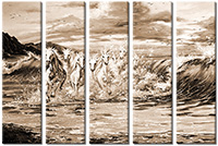 Leinwandbild 5 Teile