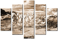 Leinwandbild 5 Teile