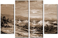 Leinwandbild 4 Teile