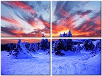 Leinwandbild 4 Teile