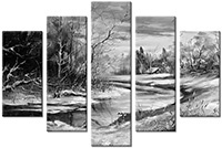 Leinwandbild 5 Teile