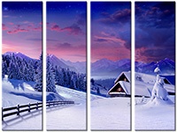 Leinwandbild 4 Teile