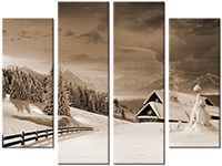 Leinwandbild 4 Teile