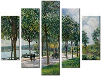 Tableau  5 panneaux