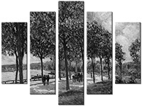 Tableau  5 panneaux