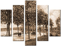 Tableau  5 panneaux