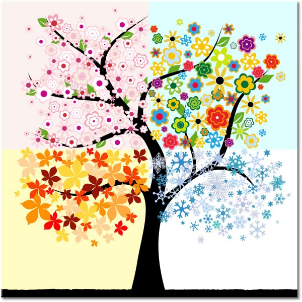 tableau sur toile, abstrait-fantaisie, bleu, jaune, marron, multicolore, orange, peintures, peintures-abstraites, rose, rouge, vert