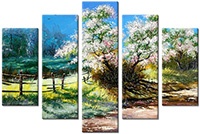 Tableau  5 panneaux