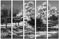 Tableau  5 panneaux