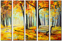 Tableau  5 panneaux