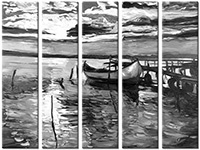 Tableau  5 panneaux