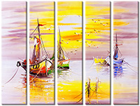 Tableau  5 panneaux