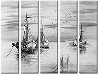 Tableau  5 panneaux
