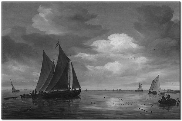 tableau sur toile, beige, blanc, bleu, divers, gris, mer-cascades-lacs, nature-morte-autres-peintures, paysages, peintures, voitures-trains-navires-avions