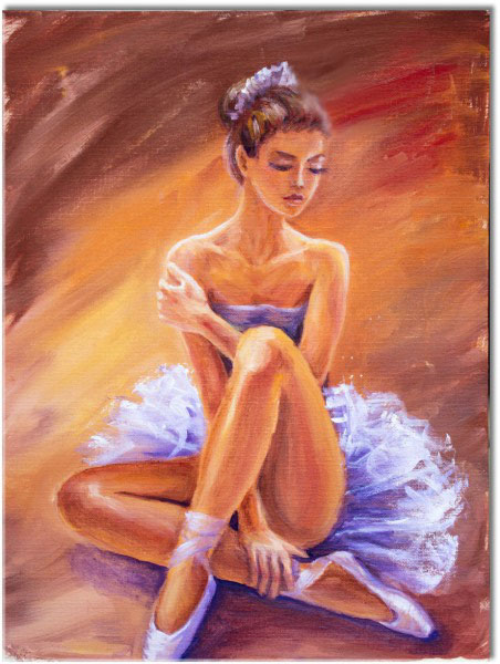 tableau sur toile, art, art-contemporain, beige, dans, divers, femmes, marron, orange, peintures, peintures-personnages, rouge, sexy, violet