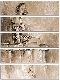 Tableau  5 panneaux