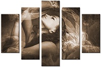 Tableau  5 panneaux