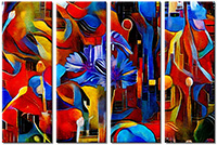 Tableau  4 panneaux