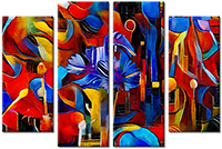 Tableau  4 panneaux