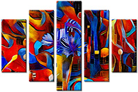 Tableau  5 panneaux
