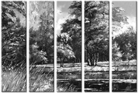 Tableau  5 panneaux