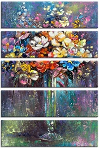 Tableau  5 panneaux