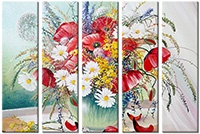 Tableau  5 panneaux
