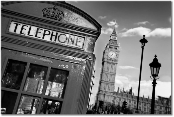 tableau sur toile, beige, big-ben, blanc, grande-bretagne, gris, londres, marron, noir, noir-et-blanc, orange, paysages, paysages-urbains-ruraux, rouge, telephones, tourisme, villes, vintage