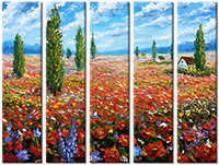 Tableau  5 panneaux