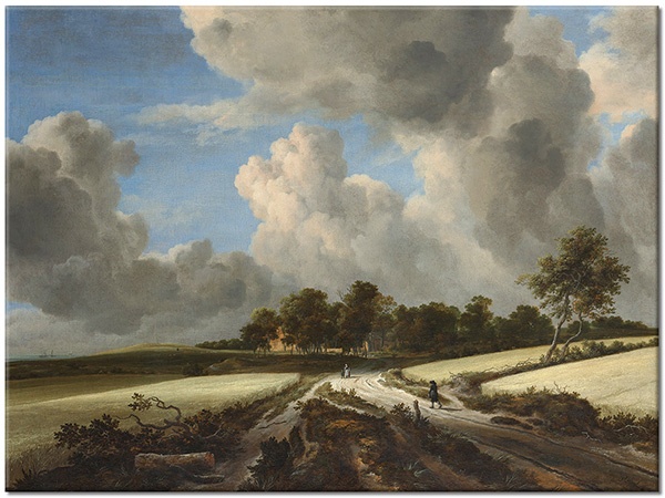 tableau sur toile, autres-paysages, blanc, bleu, gris, paysages, peintures, peintures-paysages, vert