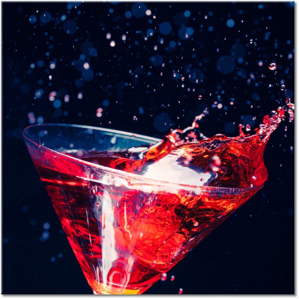 tableau sur toile, aliments-boissons, bars, boissons, cocktails, divers, noir, rouge, violet