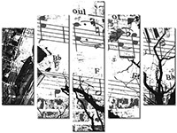 Tableau  5 panneaux