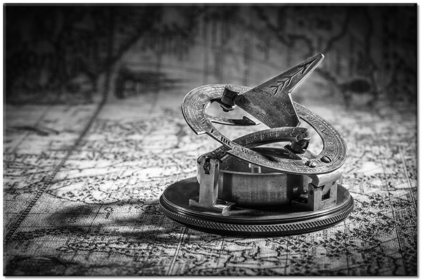 tableau sur toile, cartes, marron, nature-morte, navigation, orange, sepia, vintage
