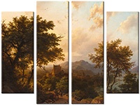 Tableau  4 panneaux