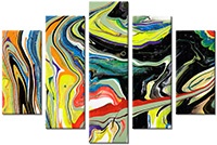 Tableau  5 panneaux