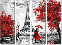 Tableau  4 panneaux