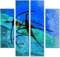 Tableau  4 panneaux