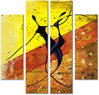 Tableau  4 panneaux
