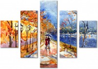 Tableau  5 panneaux
