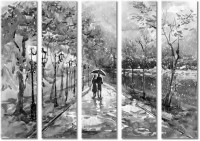 Tableau  5 panneaux