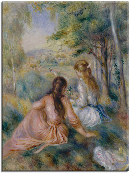 tableau sur toile, bleu, marron, peintures, peintures-personnages, vert