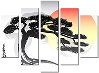 Tableau  5 panneaux