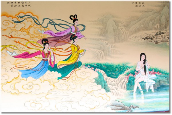 tableau sur toile, abstrait-fantaisie, art, chine, dessin, enfants, fees, femmes, mythologie, peintures, peintures-personnages