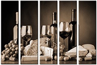 Tableau  5 panneaux