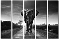 Tableau  5 panneaux
