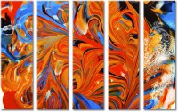 Tableau  5 panneaux