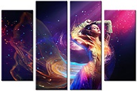 Tableau  4 panneaux