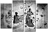 Tableau  4 panneaux