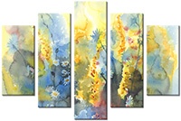 Tableau  5 panneaux